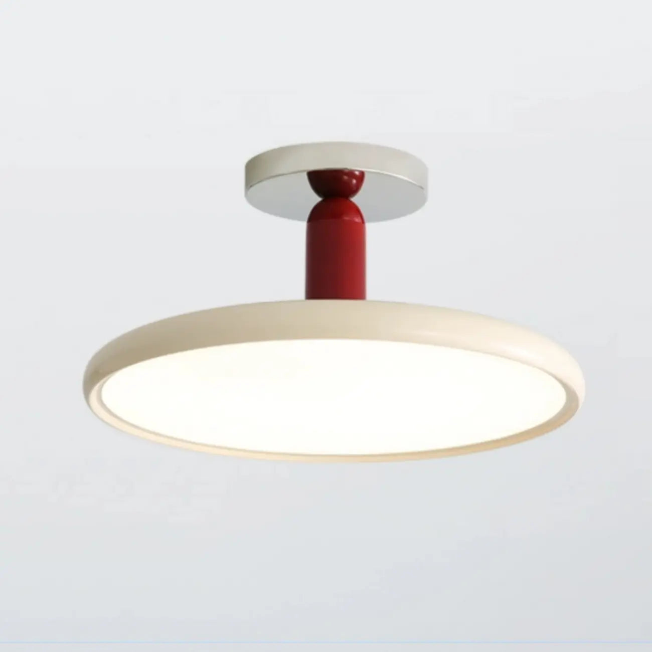 1 Dimmable LED Semi Flush Ceiling Light for Residential Use