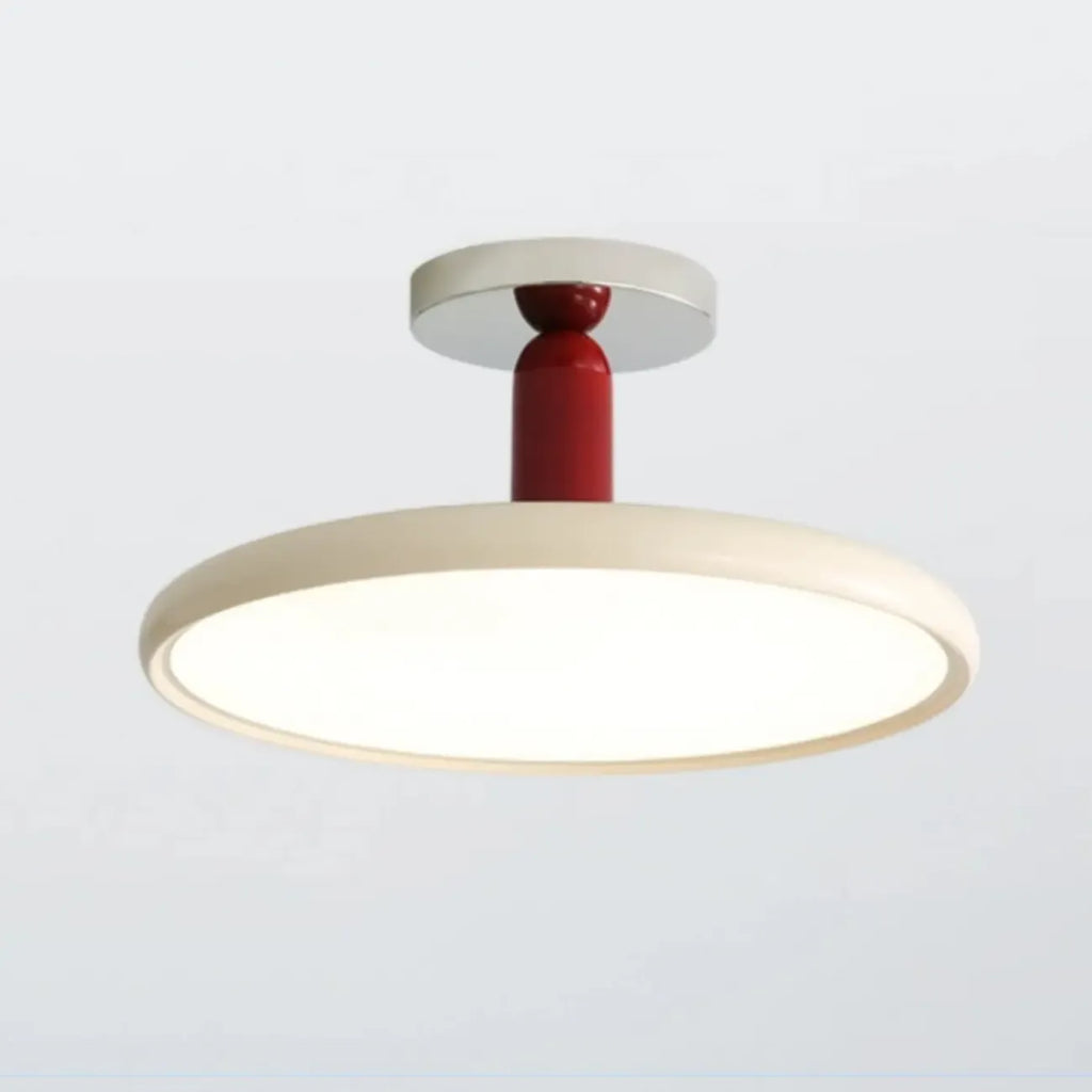1 Dimmable LED Semi Flush Ceiling Light for Residential Use