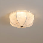 Elegant Drum-Shaped Fabric Ceiling Light for Home Interior