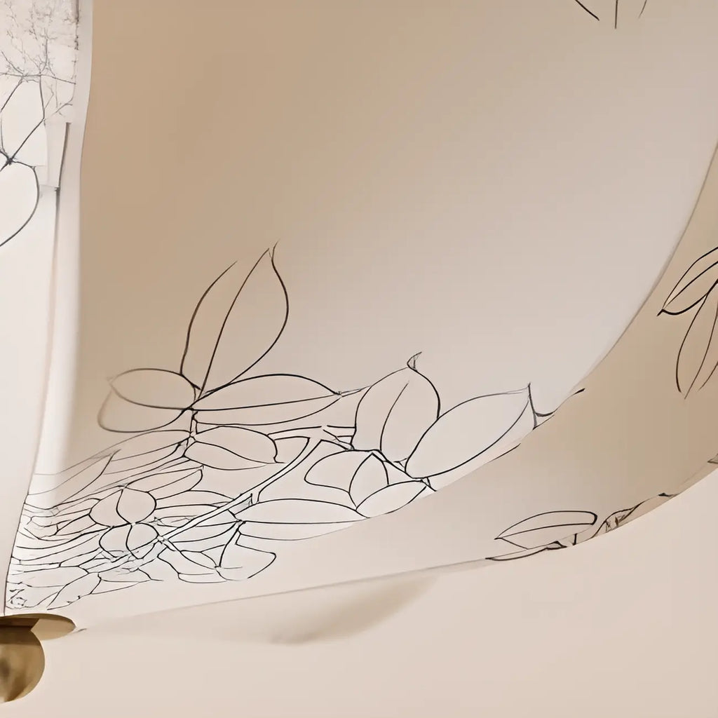 Elegant Drum-Shaped Fabric Ceiling Light for Home Interior