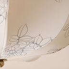 Elegant Drum-Shaped Fabric Ceiling Light for Home Interior