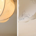 Elegant Drum-Shaped Fabric Ceiling Light for Home Interior