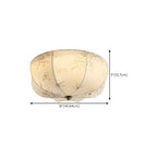 Elegant Drum-Shaped Fabric Ceiling Light for Home Interior