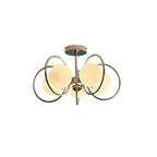 19 to 20 Inch Globe Chrome Ceiling Light for Modern Interior