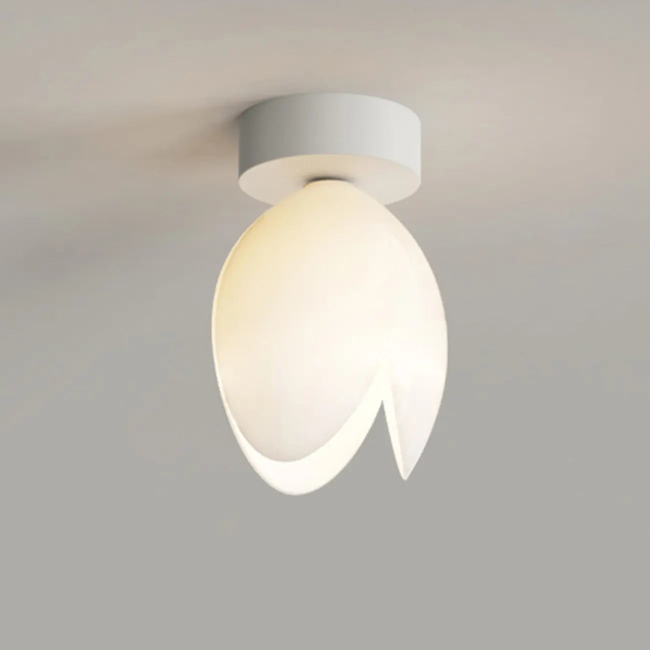 Elegant Mini Floral Resin Ceiling Light for Living Room