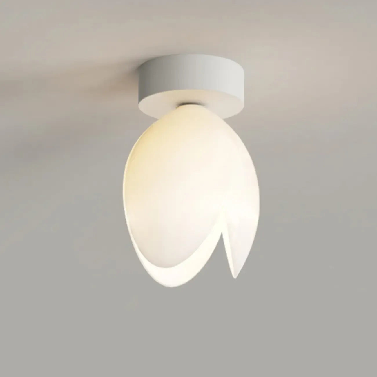 Elegant Mini Floral Resin Ceiling Light for Living Room