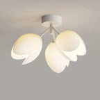 Elegant Mini Floral Resin Ceiling Light for Living Room