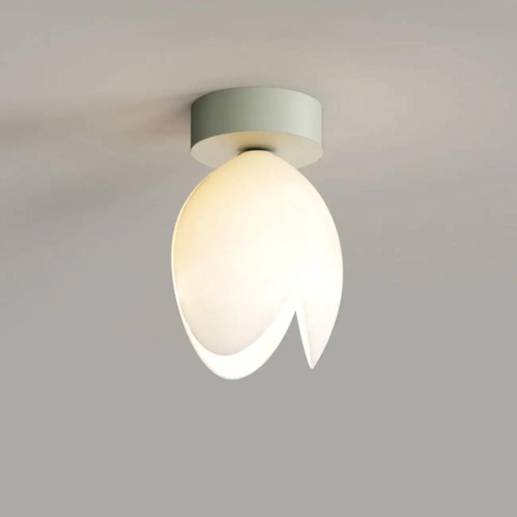 Elegant Mini Floral Resin Ceiling Light for Living Room