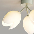 Elegant Mini Floral Resin Ceiling Light for Living Room