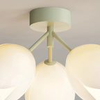 Elegant Mini Floral Resin Ceiling Light for Living Room