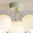 Elegant Mini Floral Resin Ceiling Light for Living Room