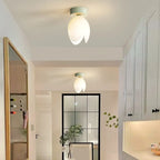 Elegant Mini Floral Resin Ceiling Light for Living Room