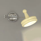 Modern Adjustable Chrome Swing Arm Wall Light for Bedside