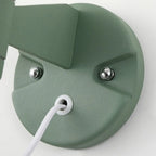Adjustable Iron Swing Arm Wall Light for Bedside/Study Space