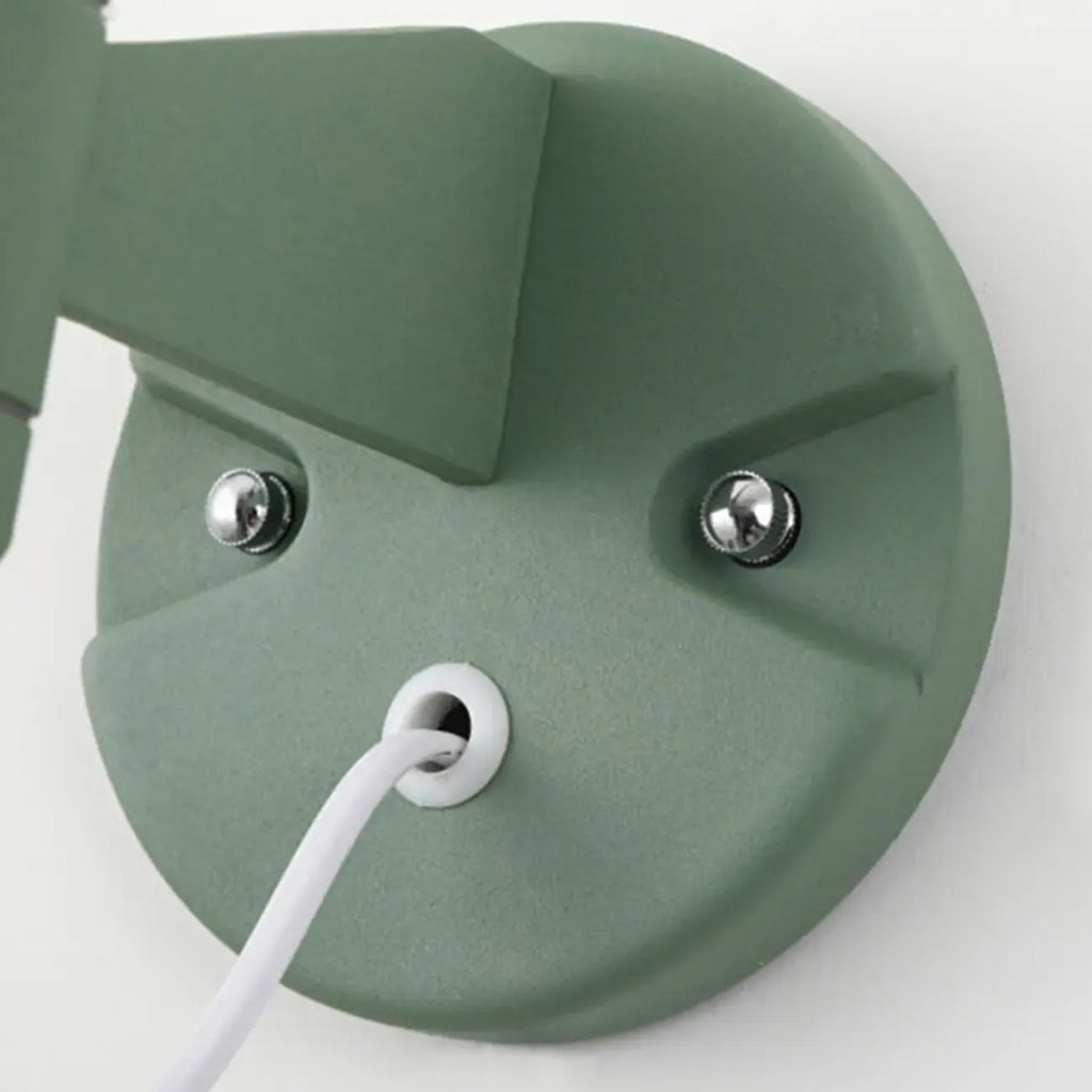 Adjustable Iron Swing Arm Wall Light for Bedside/Study Space