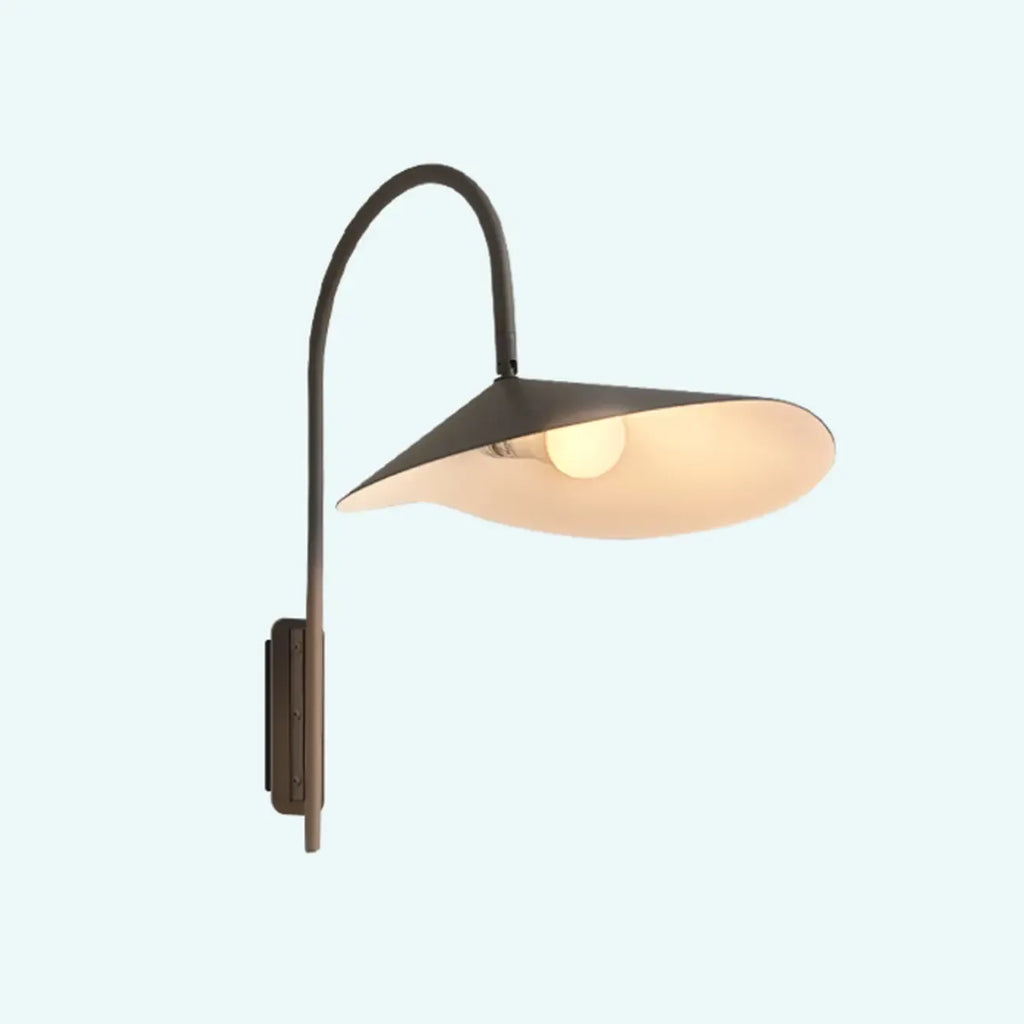 15 to 19 Inch Swing Arm Wall Light for Minimalist Bedroom