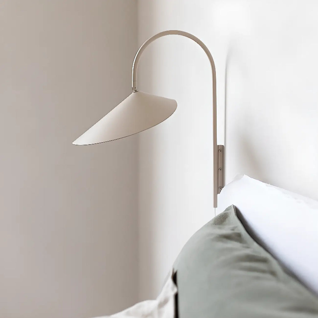 15 to 19 Inch Swing Arm Wall Light for Minimalist Bedroom