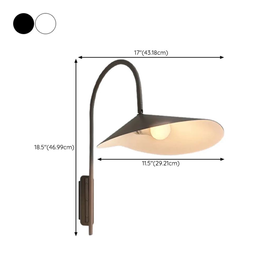 15 to 19 Inch Swing Arm Wall Light for Minimalist Bedroom