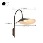 15 to 19 Inch Swing Arm Wall Light for Minimalist Bedroom