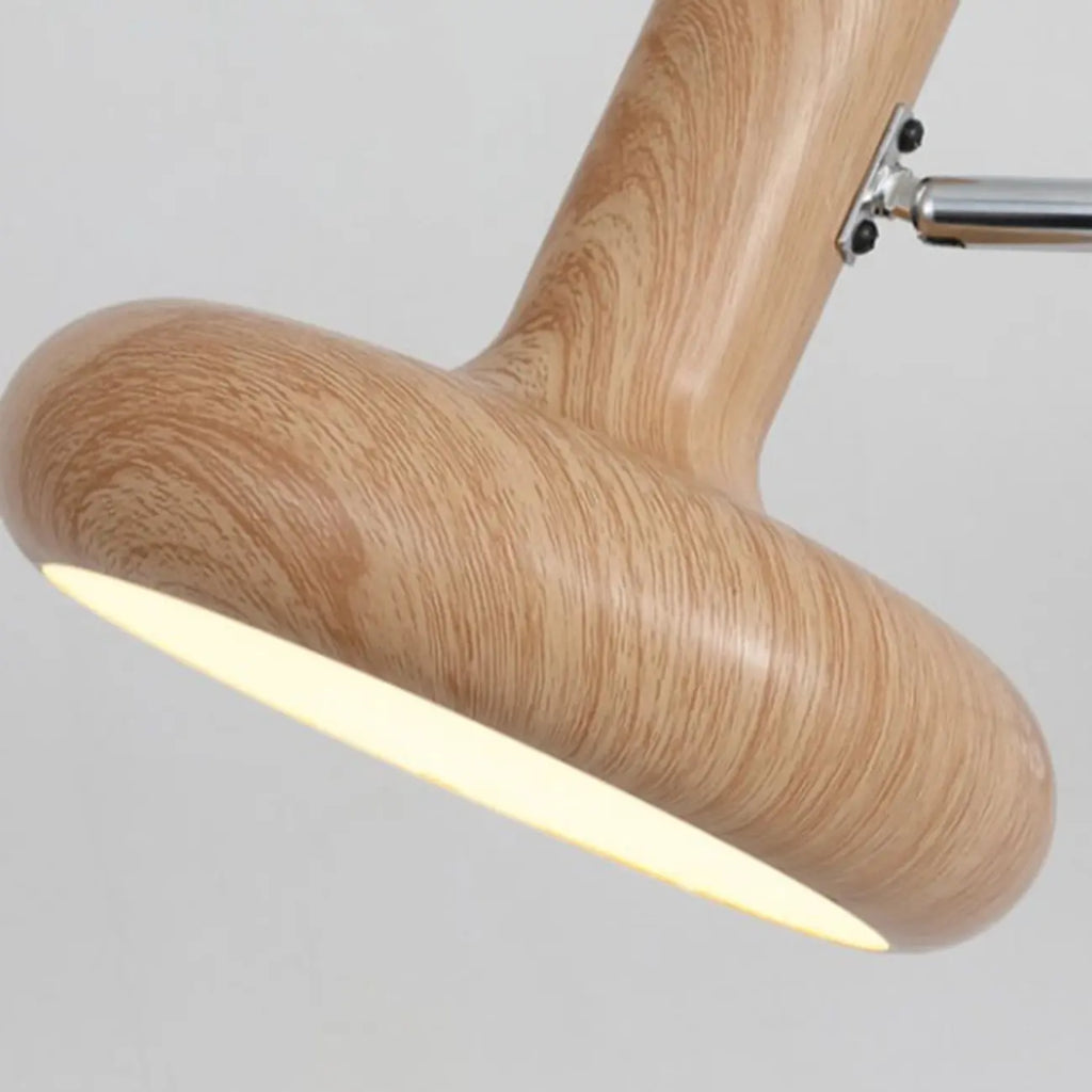 Mini Adjustable Iron Swing Arm Wall Light for Bedside Use