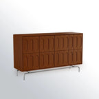 35.5 Modern Pine Black Storage Cabinet for Living Room