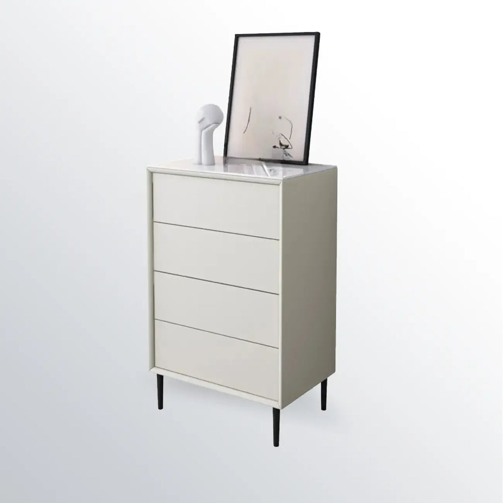 6 Modern Black Accent Cabinet for Bedroom & Living Room