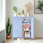 3/4 Shelves Wooden Storage Cabinet with Standard Length
