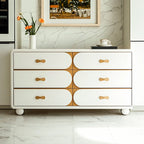 Classic Wooden Off-White Chests with Storage & Drawers
