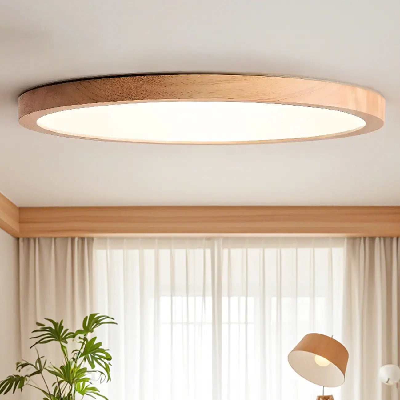 Circular Flush Mount Ceiling Light for Residential Spaces