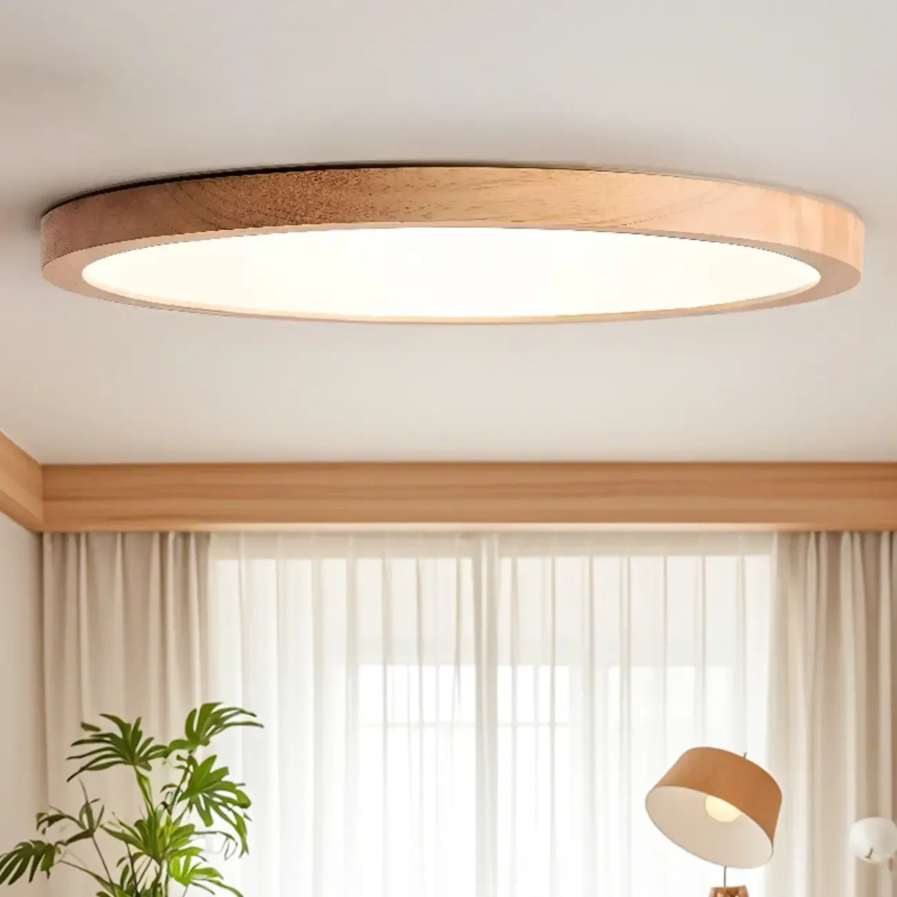 Circular Flush Mount Ceiling Light for Residential Spaces