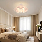 Elegant Acrylic Semi Flush Ceiling Light Fixture for Living Room