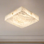 Dimmable Square Flush Mount Ceiling Light for Bedroom Use