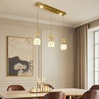 Elegant Modern Crystal Island Pendant Light for Kitchen