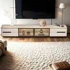 70.9 Grey Stone Multi Drawer TV Stand with Cable Management