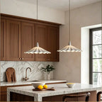 Classic Ceramic Umbrella-Shaped Pendant Light for Living Room