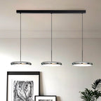 3 Light Metal Round Shape Modern Island Pendant Light