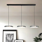 3 Light Metal Round Shape Modern Island Pendant Light