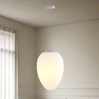 Designer Cream Resin Pebble Pendant Lamp for Dining Room