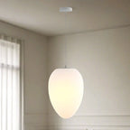 Designer Cream Resin Pebble Pendant Lamp for Dining Room