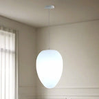 Designer Cream Resin Pebble Pendant Lamp for Dining Room