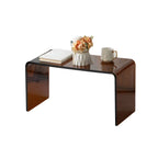 Simple Modern Acrylic Rectangular Coffee Table