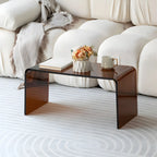 Simple Modern Acrylic Rectangular Coffee Table