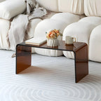 Simple Modern Acrylic Rectangular Coffee Table