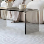 Simple Modern Acrylic Rectangular Coffee Table