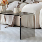 Simple Modern Acrylic Rectangular Coffee Table