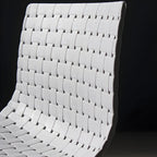 Modern Square Seat Plastic Rattan Adjustable Swivel Bar Stools