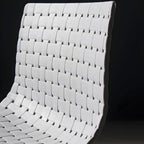 Modern Square Seat Plastic Rattan Adjustable Swivel Bar Stools