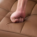Glam Leather Adjustable Bar Stools with High Back
