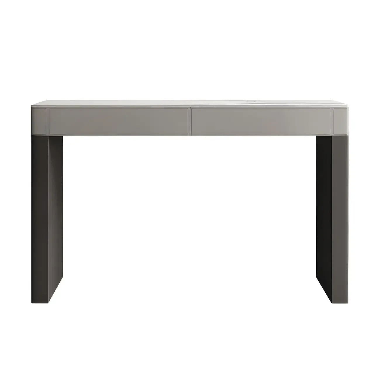 Modern Beige Orange Stone Top Wooden Drawer Bar Tables