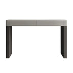 Modern Beige Orange Stone Top Wooden Drawer Bar Tables